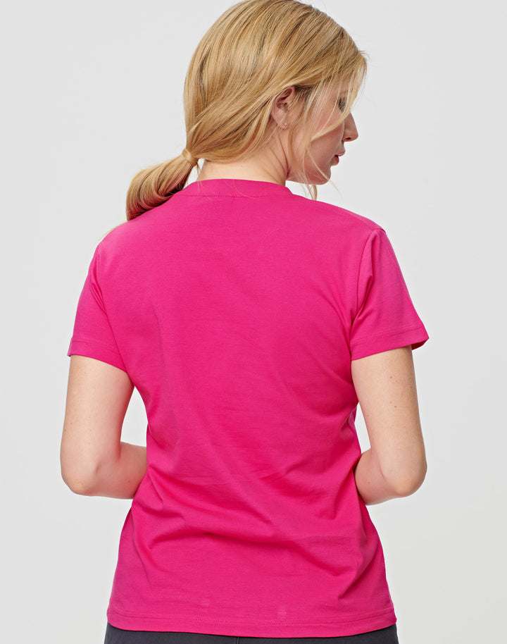 Ladies 100% Cotton Semi Fitted Tee - TS38 (7 colours)