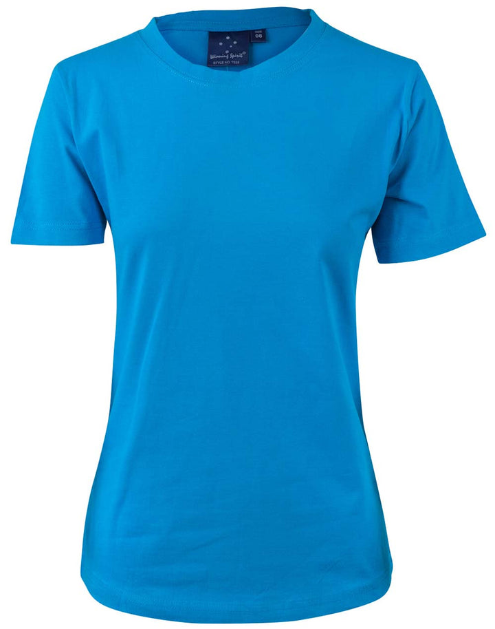 Ladies 100% Cotton Semi Fitted Tee - TS38 (9 colours)