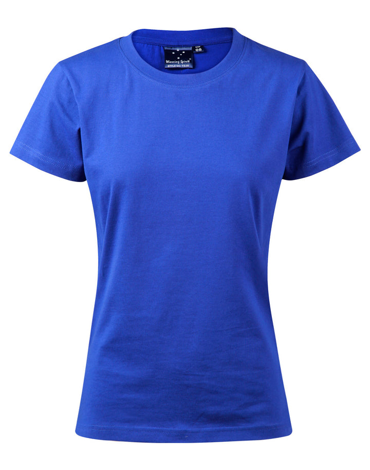 Ladies 100% Cotton Semi Fitted Tee - TS38 (7 colours)