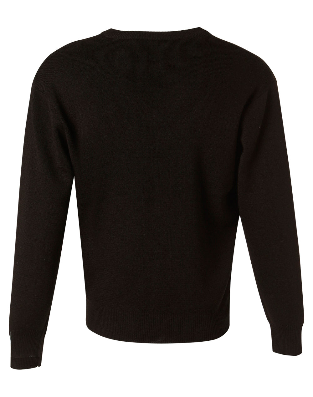 Unisex V-Neck Wool/Acrylic Knit Long Sleeves Jumper - WJ01