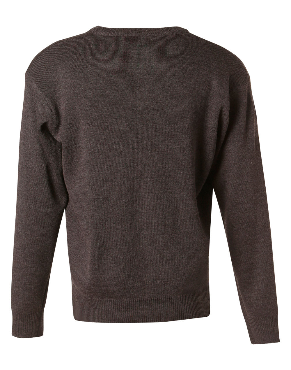 Unisex V-Neck Wool/Acrylic Knit Long Sleeves Jumper - WJ01