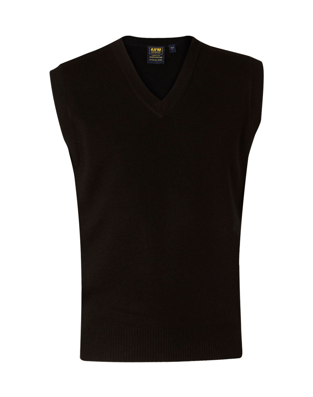 Unisex V-Neck Wool/Acrylic Knit Vest - WJ02