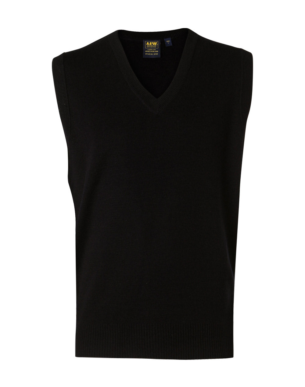 Unisex V-Neck Wool/Acrylic Knit Vest - WJ02