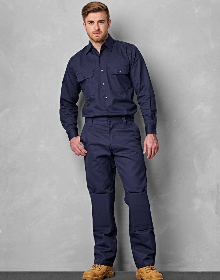 Men's Cotton Drill Cargo Pants - WP03