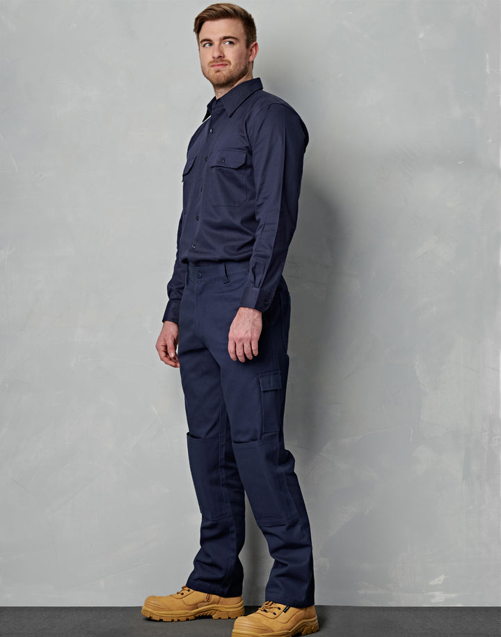 Men's Cotton Drill Cargo Pants - WP03