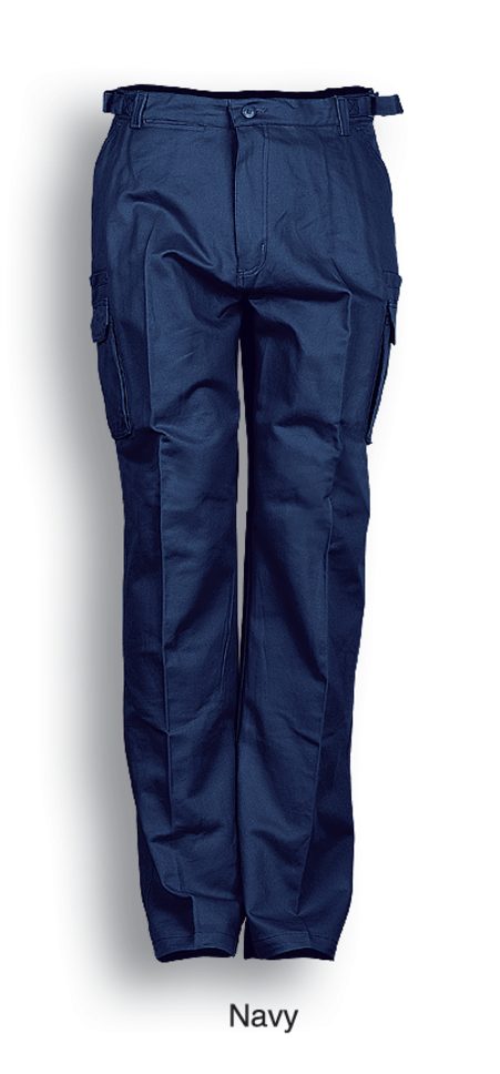 Cotton Drill Cargo Work Pants with Utility Pockets WK1235ST