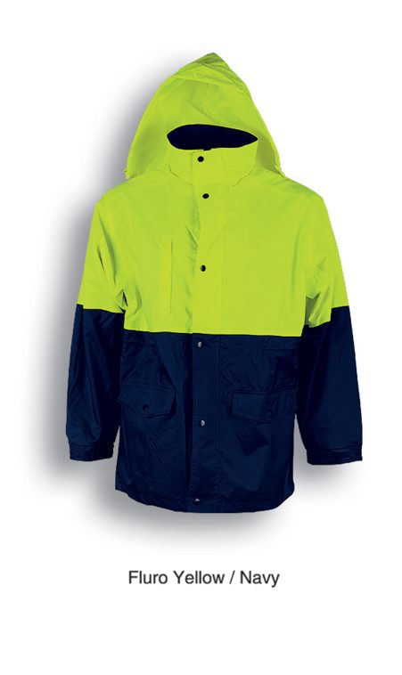 Hi Vis Mesh Lined Safety Jacket SJ0433