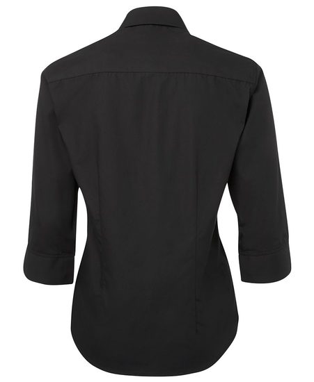 Hospitality Ladies 3/4 Sleeve Contrast Placket Shirt 4PCL3