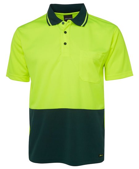 Hi Vis Non Cuff Traditional Polo 6HVNC (5 colours)