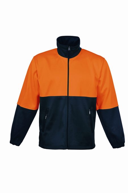 Hi Vis Polyester Fleece with Full Zip SJ1237