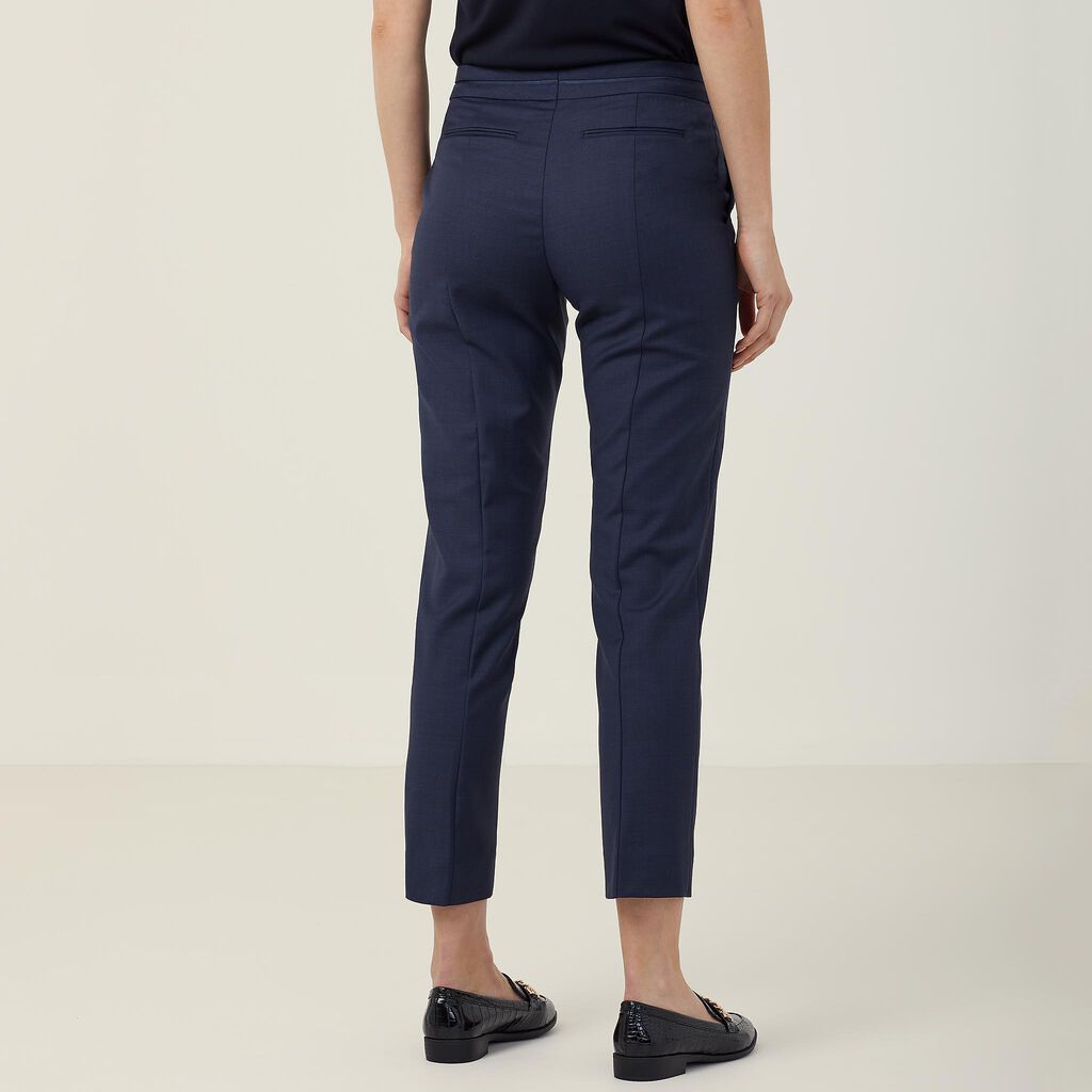 Ladies Sharkskin Slimline Detail Pant - BLN - CAT3KQ