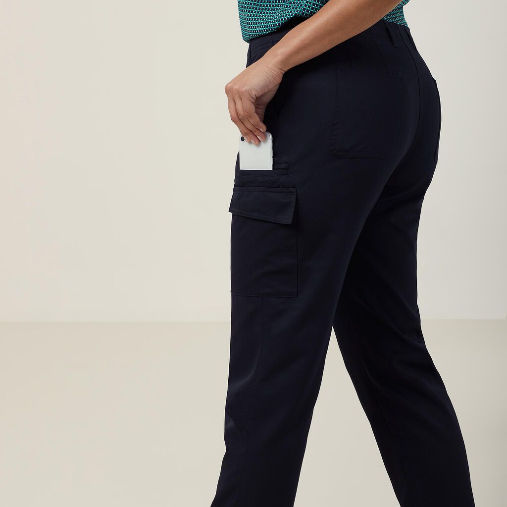 Ladies P/V Gaberdine Flex Waist Slim Pant - CAT3T7