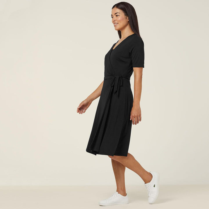 Ladies Matt Jersey Wrap Dress - CAT699