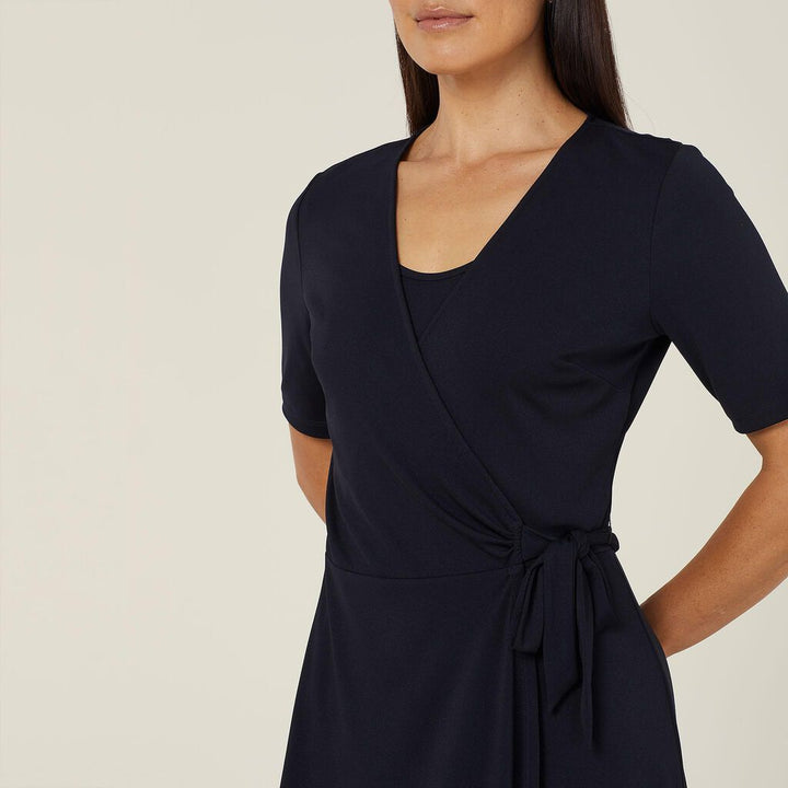 Ladies Matt Jersey Wrap Dress - CAT699