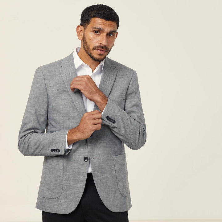 Men's Linen Look Half Lined Jacket - CATB94