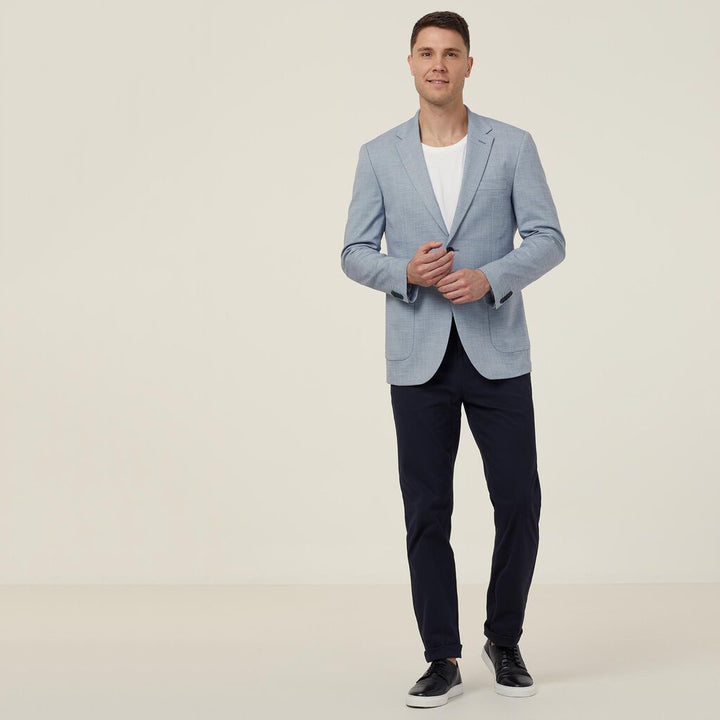 Men's Linen Look Half Lined Jacket - CATB94