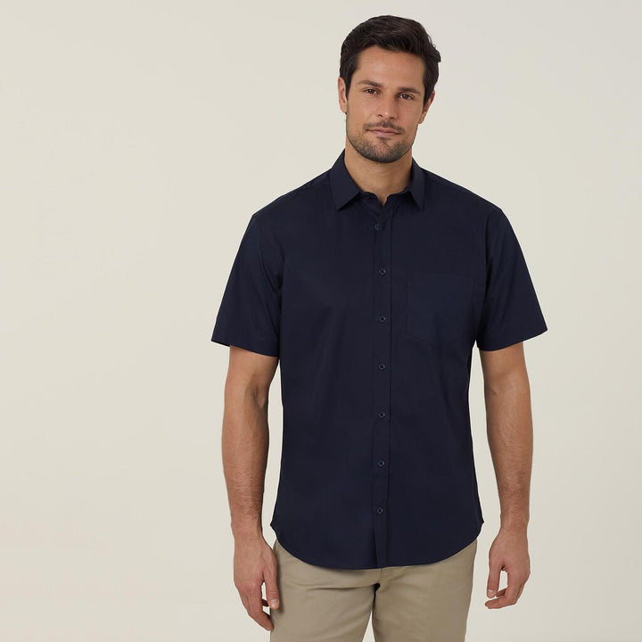 Men's Avignon Stretch Poplin Short Sleeve Shirt - CATJDN