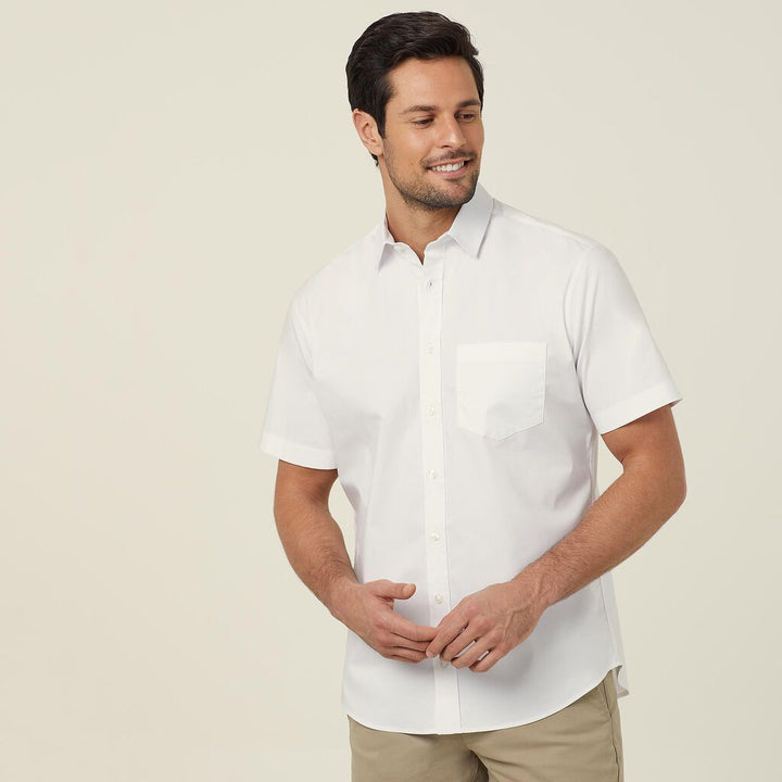 Men's Avignon Stretch Poplin Short Sleeve Shirt - CATJDN