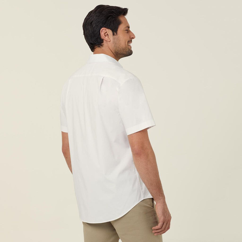 Men's Avignon Stretch Poplin Short Sleeve Shirt - CATJDN