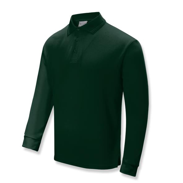 Men’s Micro Mesh Long Sleeve Polo Shirt CP1632 (9 Colours) with BA Embroidered Logo