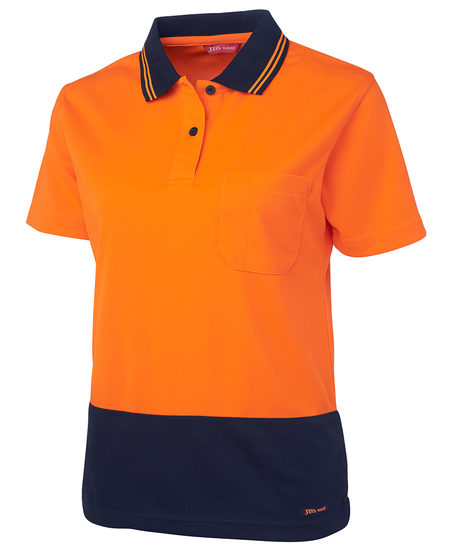 Ladies Hi Vis Short Sleeve Comfort Polo 6LHCP