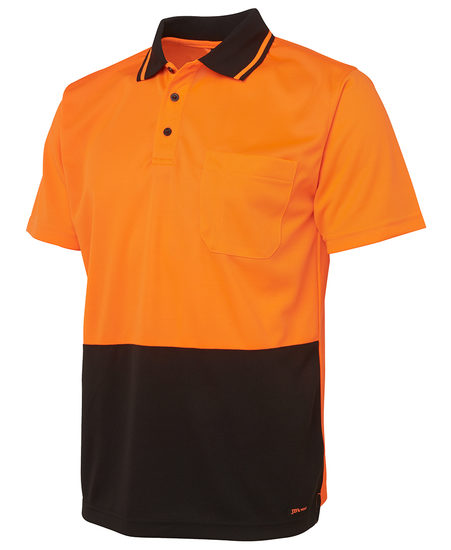 Hi Vis Non Cuff Traditional Polo 6HVNC (5 colours)