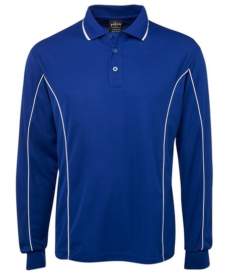 Piping Long Sleeve Polo 7PIPL