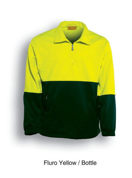 Hi Vis 1/2 Zip Safety Fleece SJ0411