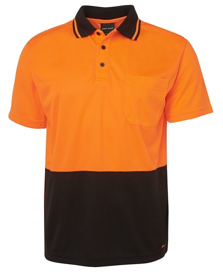 Hi Vis Non Cuff Traditional Polo 6HVNC (5 colours)